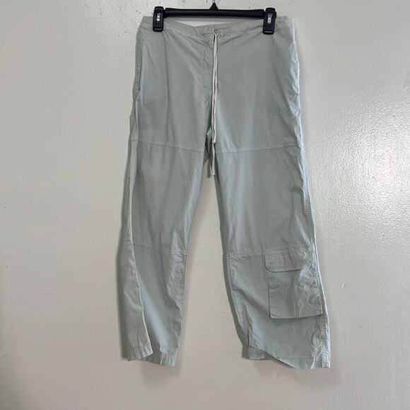 JOHNNY WAS 100% COTTON CARGO CAPRI DRAWSTRING WAIST PANTS SIZE S - Picture 1 of 6